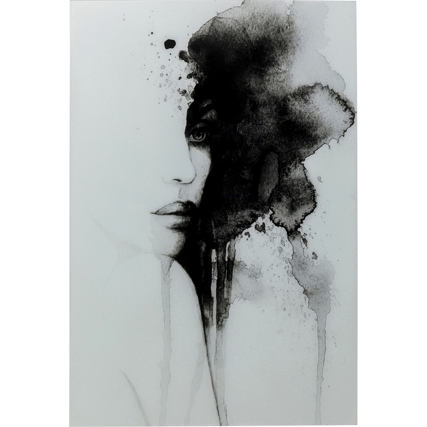 [53817] Cuadro cristal Smokey Face 100x150cm