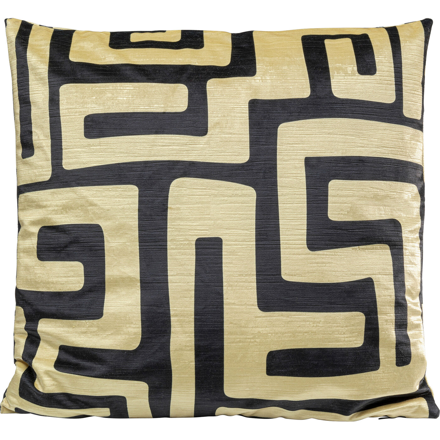 Cojín Labyrinth negro 45x45cm