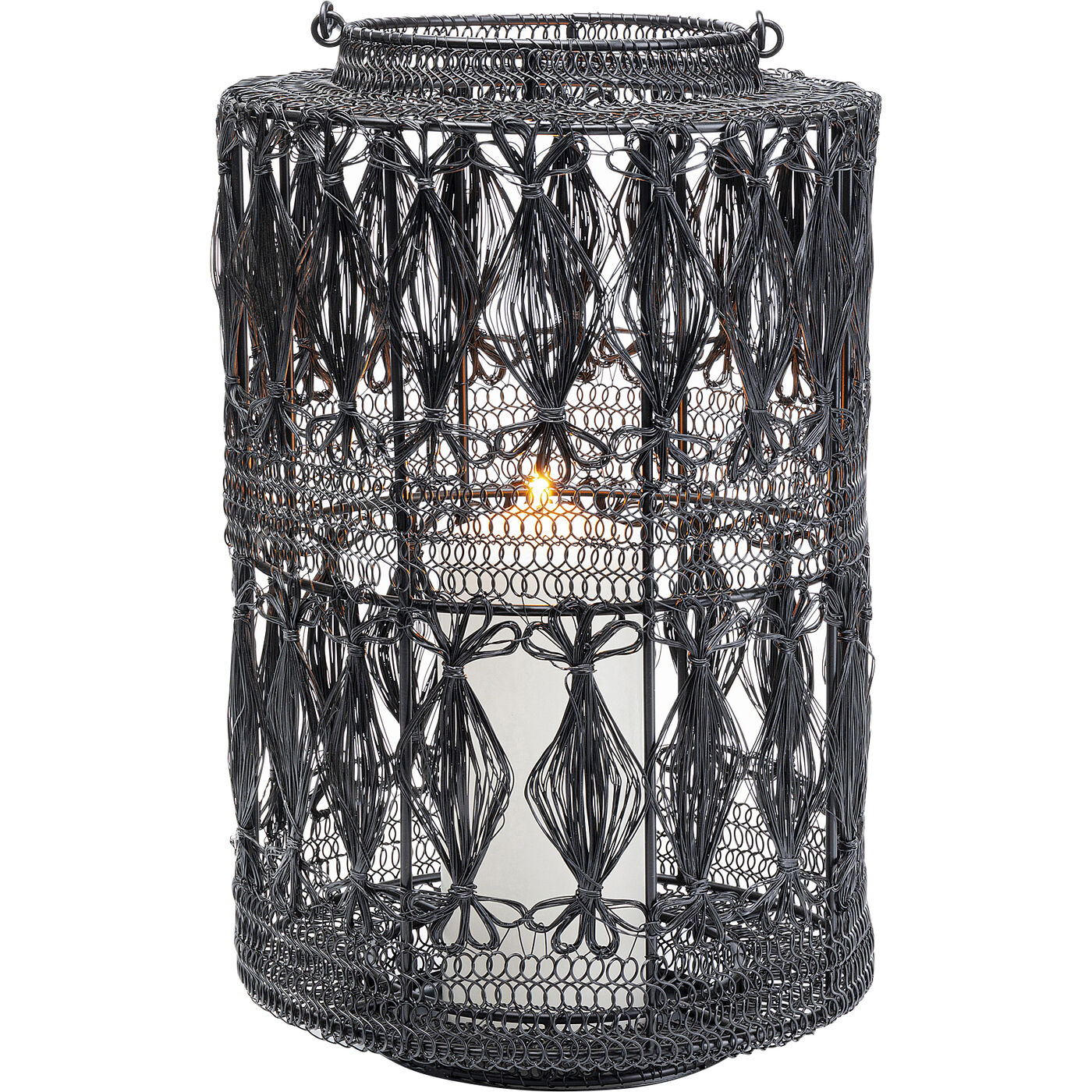 Farol Hayat negro 37cm