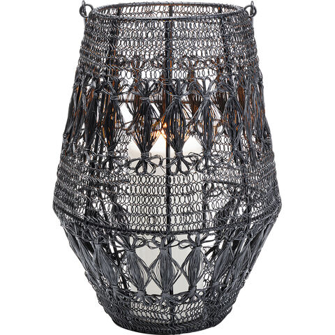 Lantern Hayat Black 33cm