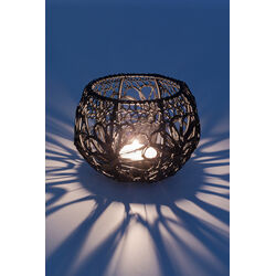 Tealight Holder Hayat Black Ø12cm