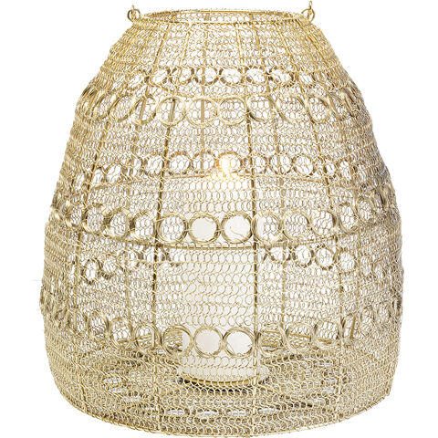 Lantern Hayat Cone Brass 37cm