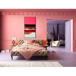 53899 - Quadro incorniciato Abstract Shapes rosa 73x143cm