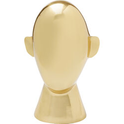 Deco Object Abstract Face Gold 28cm