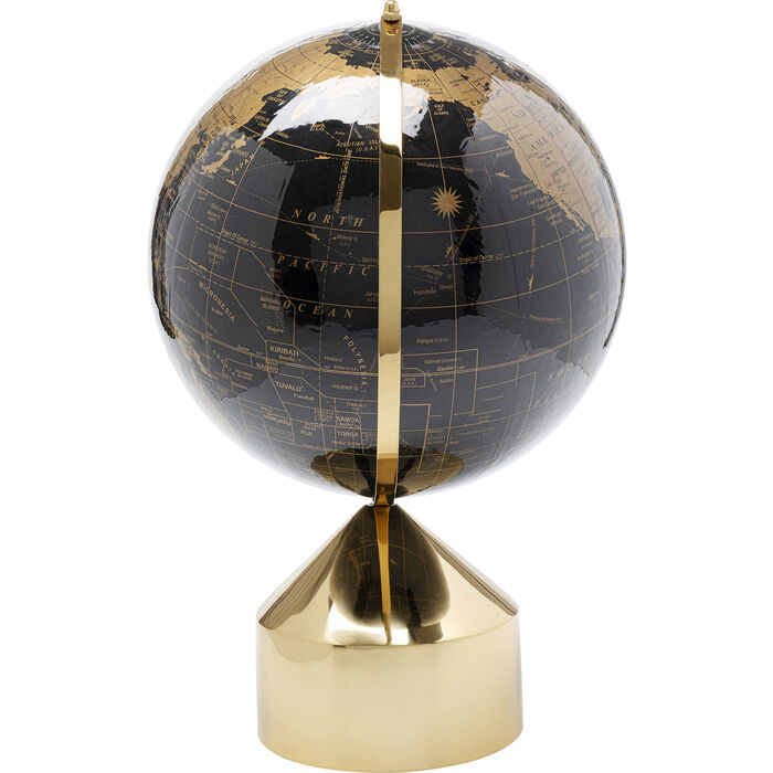 Objet décoratif Globe Top doré 47cm