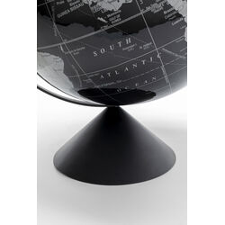 Deko Objekt Globe Top Schwarz 40cm