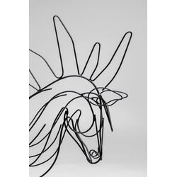 Objet décoratif Wire Horse 51cm