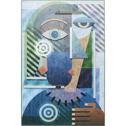 Object Picture Geometric Woman 100x150cm