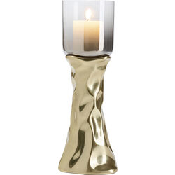 Candle Holder Jade Gold 38cm