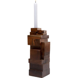 54010 Candle Holder Wood Tetris 31cm