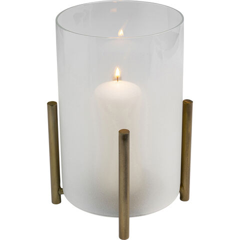 Candle Holder Pillar Steam 25cm