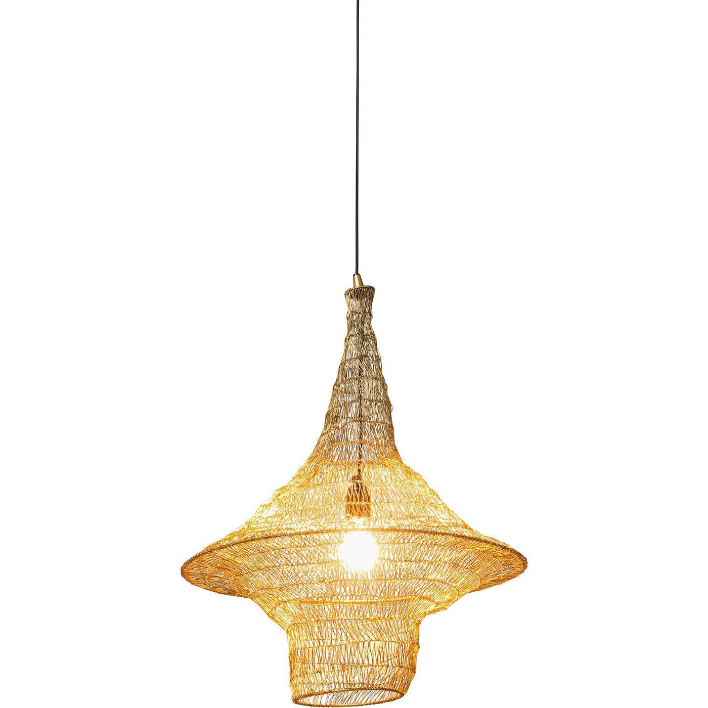 Lámpara Cocoon oro Ø51cm