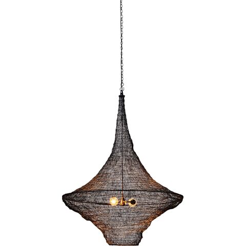 Pendant Lamp Cocoon Black Ø89cm