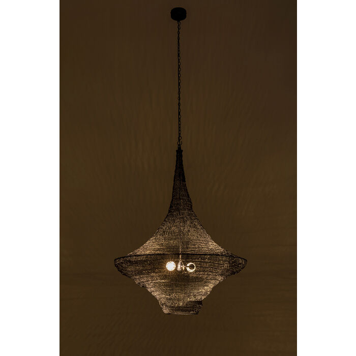 Lámpara Cocoon negro Ø89cm