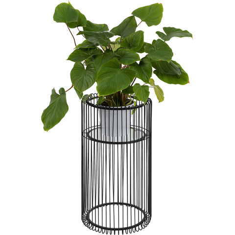 Soporte plantas Wire negro 70cm