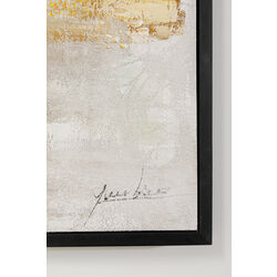 Framed Picture Dust Gold 120x120cm