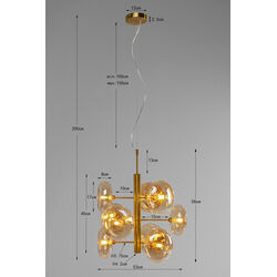 Hängeleuchte Headlight Brass