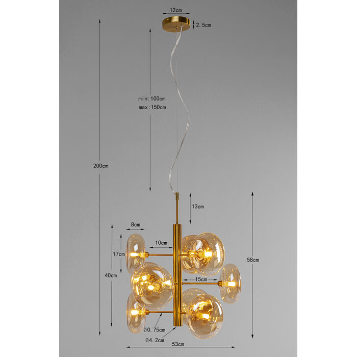 Hängeleuchte Headlight Brass