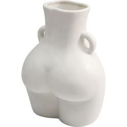 54234 - Vase Donna blanc 22cm