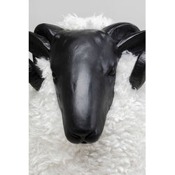 Deco Figurine Bathilde Ram White 78cm