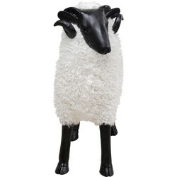 Deco Figurine Bathilde Ram White 78cm