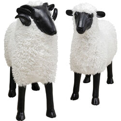 Deco Figurine Bathilde Ram White 78cm