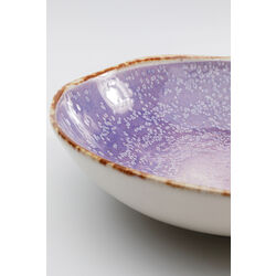 Assiette creuse Shirley violet Ø21cm