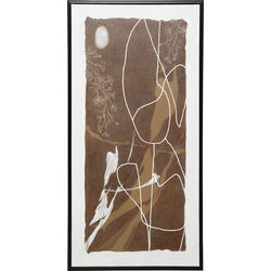 Framed Picture Essence Lines 60x120cm