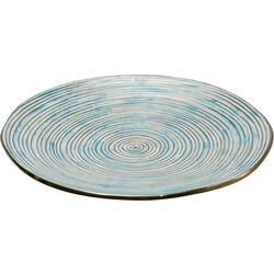 Deco Plate Melia Light Blue Ø37cm