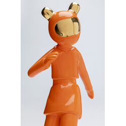 Figurine décorative Skating Astronaut orange