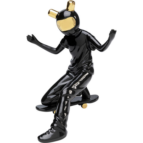 Figura deco Skating Astronaut negro