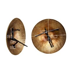 Wandobjekt Umano Brass Ø59cm