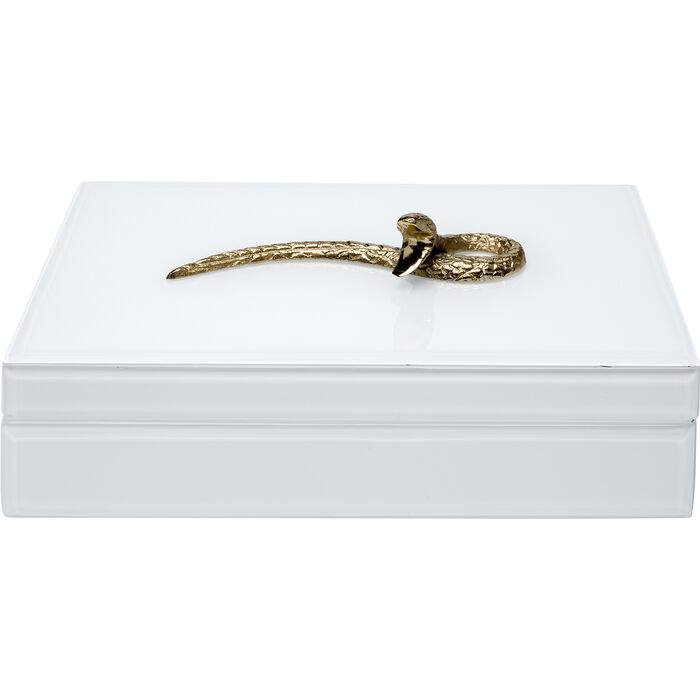 Boîte Snake Bite blanc 28x7cm