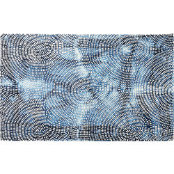 Carpet Stamp Blue 170x240cm