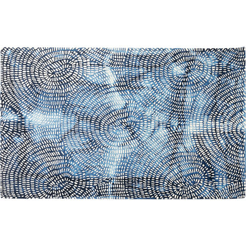 Alfombra Stamp azul 170x240cm