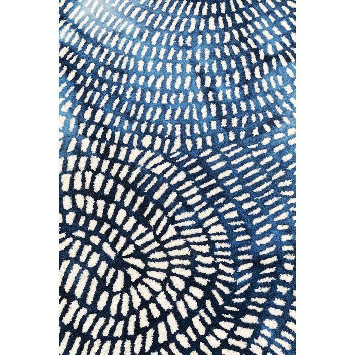 Carpet Stamp Blue 170x240cm