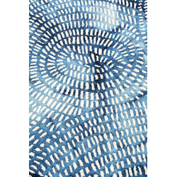 Carpet Stamp Blue 170x240cm