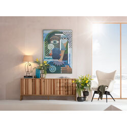 54452 - Vase Vesuv noir 51cm