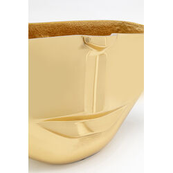 Vase Half Face oro 38cm