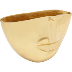 Vaso Half Face oro 38cm