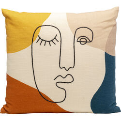 54526 Cushion Face Art Multi 50x50cm