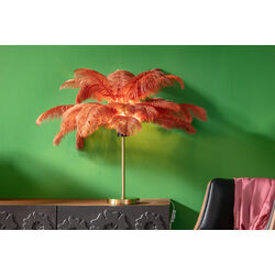 54548 - Table Lamp Feather Palm Rusty Red 60cm