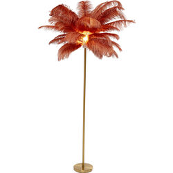 Lampada da terra Feather Palm Rusty Red 165cm