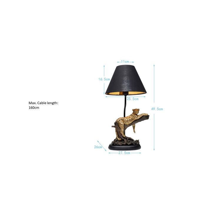 Lampe à poser Relax Leopard 50cm