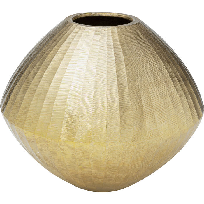 Deco Vase Sacramento Carving Gold 30cm