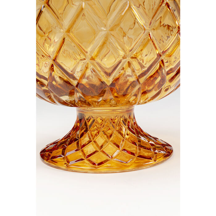 Drink Dispenser Pineapple Amber (2/part) - KARE USA