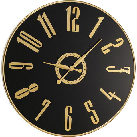 Wall Clock Casino Black Ø76cm