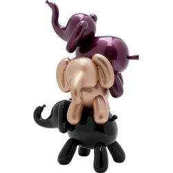 Figura decorativa Balloon Twisted Elephants 32cm