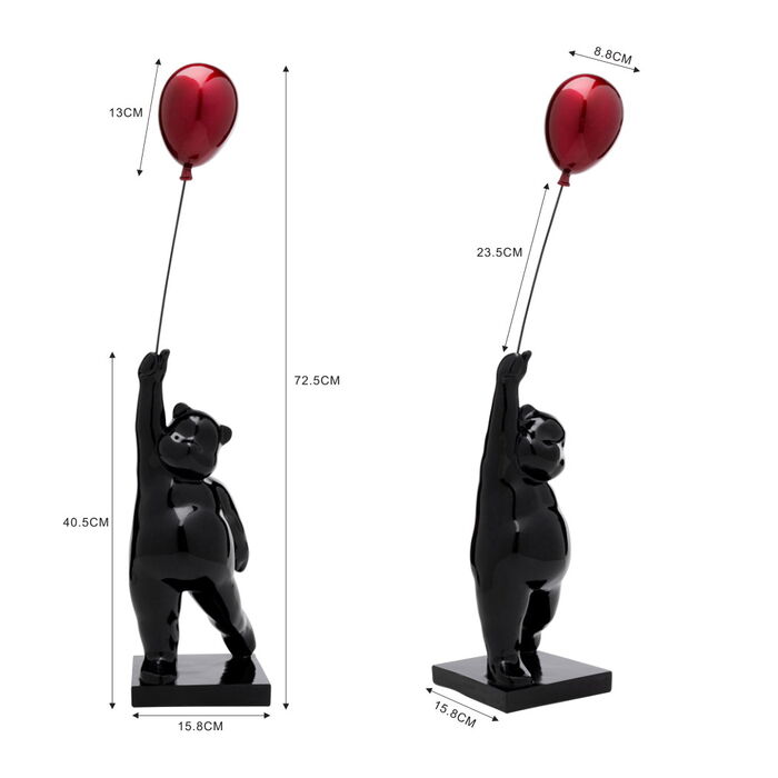 Figurine décorative Balloon Bear 74cm