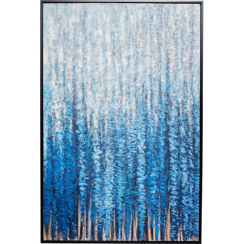 Framed Picture Rain Shower 120x180cm